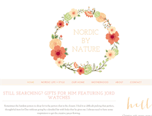 Tablet Screenshot of nordicbynatureblog.com